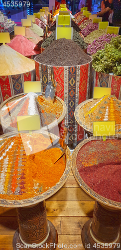 Image of Spices for sale in bazaar