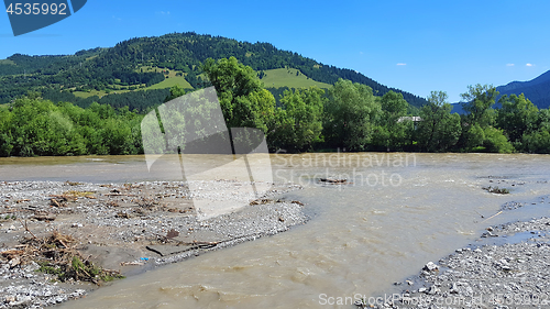 Image of River valley after flooding