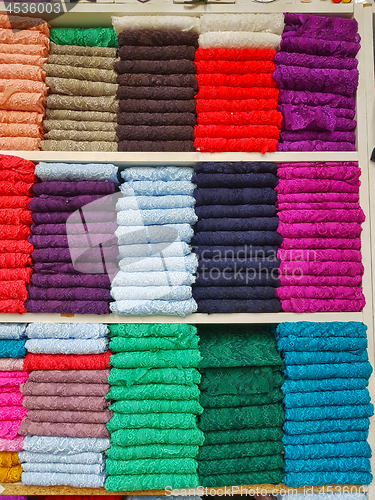 Image of Stack of lace tape for sale
