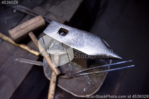 Image of Working tool at blacksmith traditional workshop