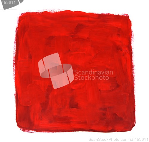 Image of Handmade vibrant abstract oil painting