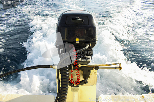 Image of Outboard boat engine