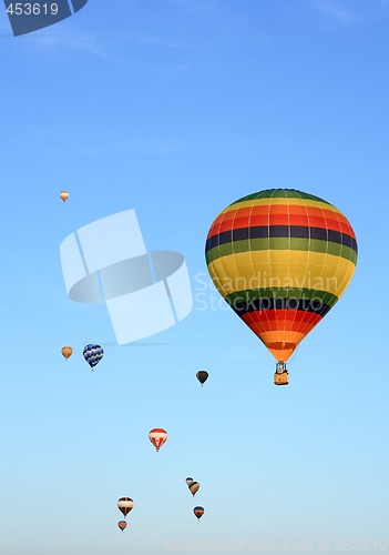 Image of Hot air balloons competition