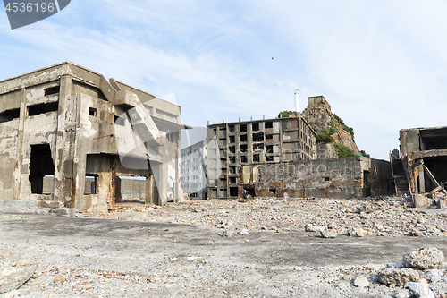 Image of Abandoned Battleship island in Nagasaki