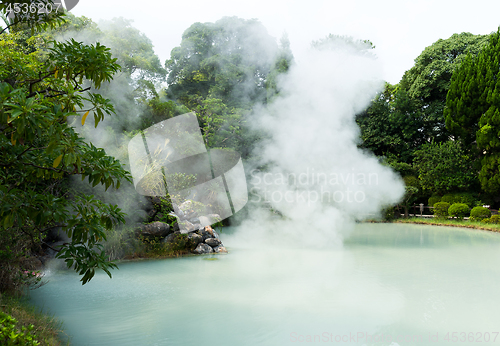 Image of Hot springs in Beppu of Japan