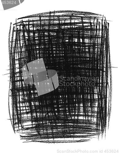 Image of Hand-drawn black primitive background