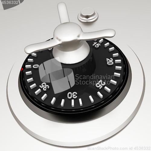 Image of Safe. 3d render