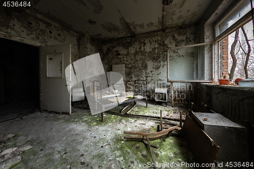 Image of Deserted Hospital room in Pripyat, Chernobyl Excusion Zone 2019