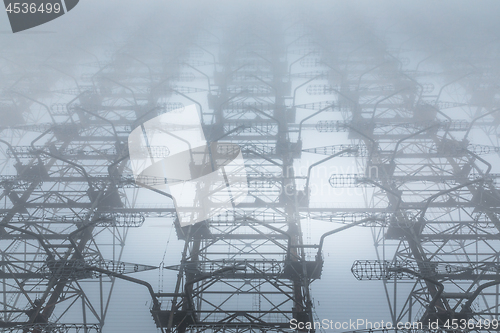 Image of Duga Antenna Complex in Chernobyl Exclusion zone 2019