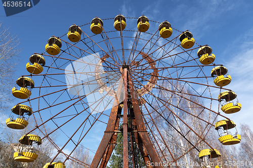 Image of Ferris wheel of Pripyat ghost town 2019