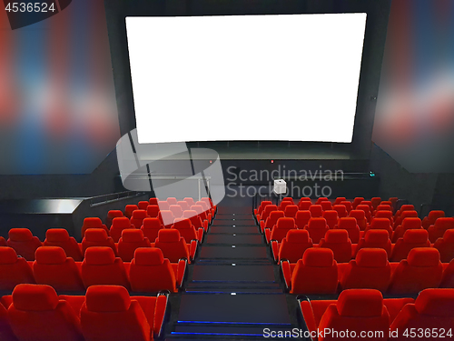 Image of Empty cinema auditorium