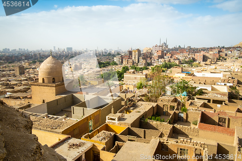 Image of Mosque and Mausoleum of Shahin Al-Khalwati view over Cairo