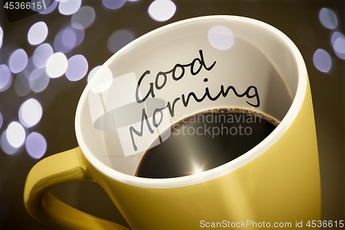 Image of coffee cup surprise Good Morning