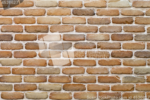 Image of Brick wall texture background for design artwork, architecture, 