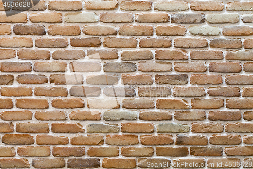 Image of Brick wall texture background for design artwork, architecture, 