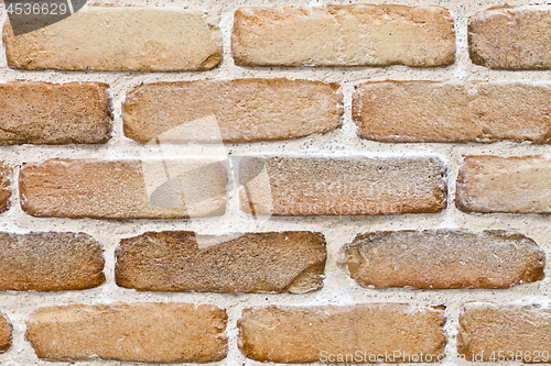 Image of Brick wall texture background for design artwork, architecture, 