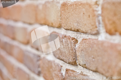 Image of Brick wall texture background for design artwork, architecture, 