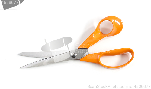 Image of scissors on white background