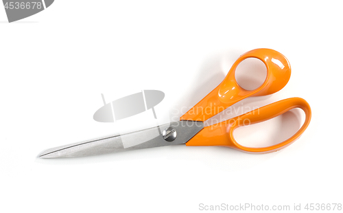 Image of scissors on white background