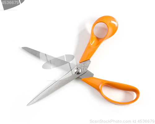 Image of scissors on white background