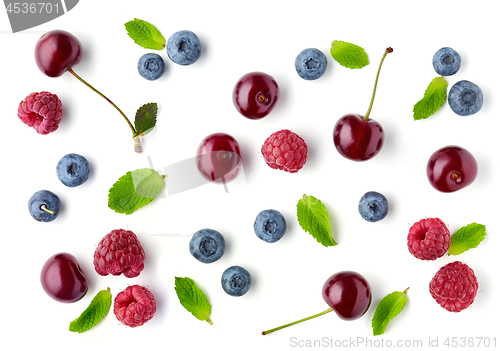 Image of fresh berries pattern