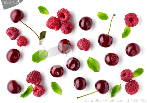 Image of fresh berries pattern
