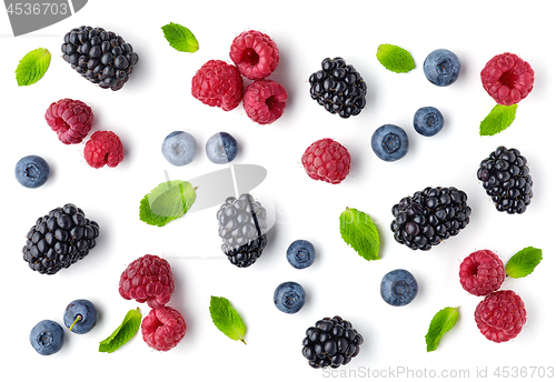 Image of fresh berries pattern