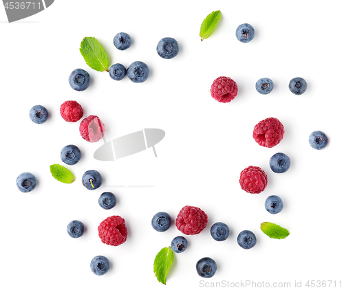 Image of blueberries and raspberries