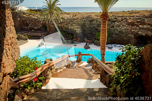 Image of Jameos del Agua pool in Lanzarote