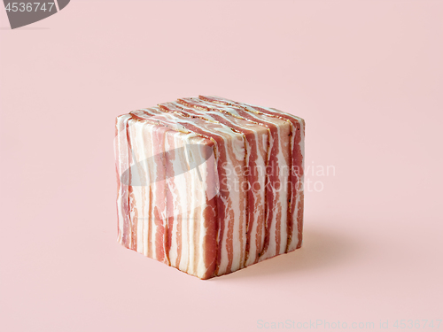 Image of cube of prosciutto slices