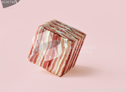 Image of cube of prosciutto slices