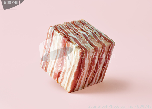 Image of cube of prosciutto slices