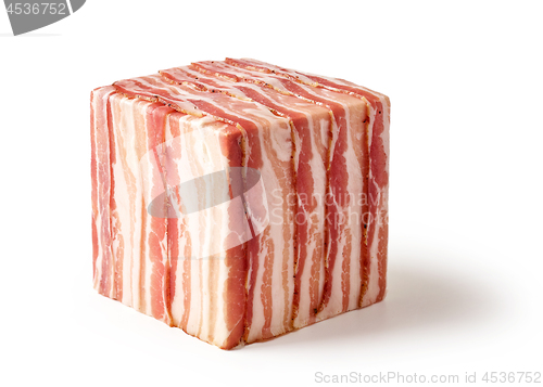 Image of cube of prosciutto slices