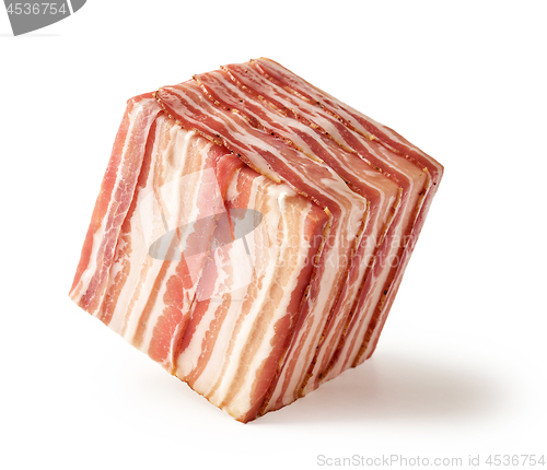 Image of cube of prosciutto slices