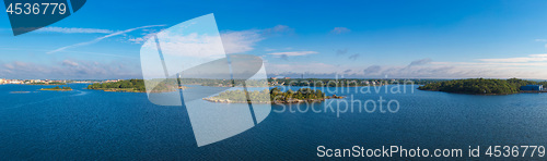 Image of Swedish coast in summer season