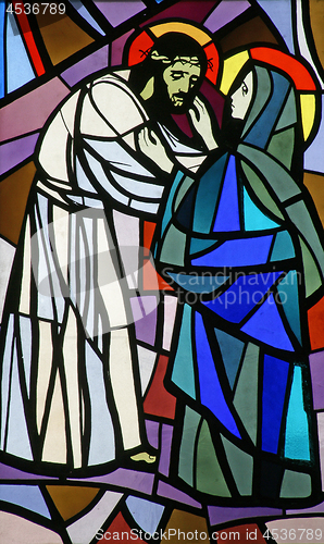 Image of 4th Stations of the Cross, Jesus meets His Mother