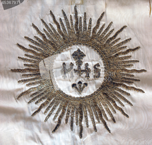 Image of Golden embroidered church vestments