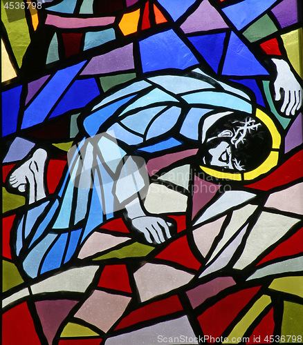 Image of 9th Stations of the Cross, Jesus falls the third time