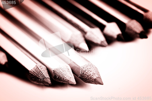 Image of Close-up pencil.