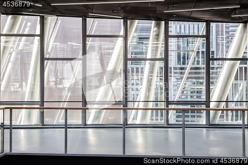Image of Geometric shapes and patterns in contemporary architecture.