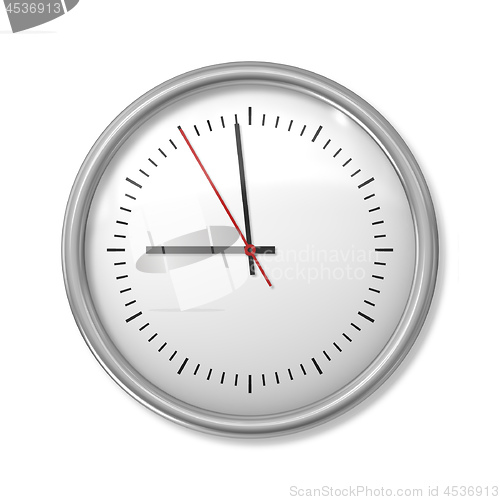 Image of five seconds to nine clock