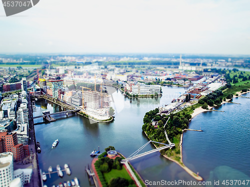 Image of Duesseldorf mediahafen harbour