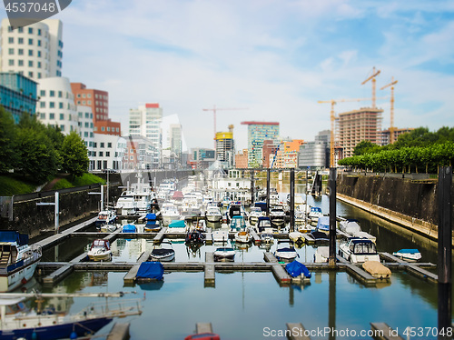 Image of Duesseldorf mediahafen harbour