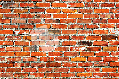 Image of red bricks wall surface