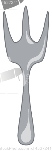 Image of Fork vector or color illustration