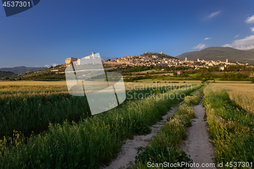 Image of Assisi in Italy Umbria