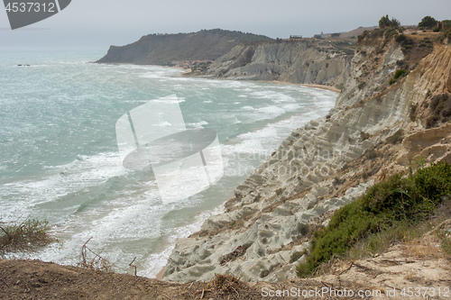 Image of ocean beach at Sicily Italy