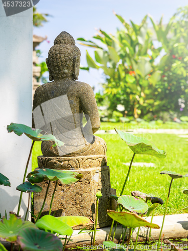 Image of buddha statue sign for peace and wisdom