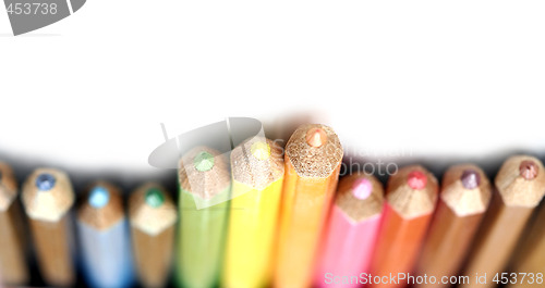 Image of Close-up pencil.