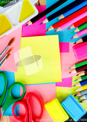 Image of school supplies